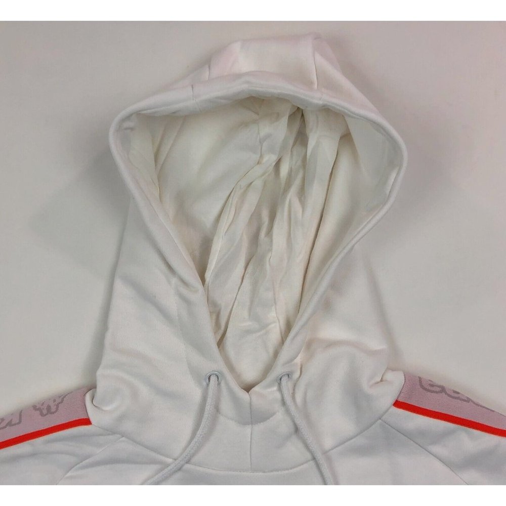 Kappa Logo Tape Apet 2 Mens XL White Regular Fit Pullover Hoodie Sweatshirt - Picture 3 of 12